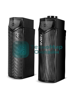 Саундбар мини SVEN SB-G1450, черный (10 Вт, питание USB, Bluetooth, подсветка)