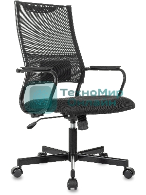 Кресло руководителя Бюрократ CH Balance черный Elastic-102 TW-11 сетка/ткань крестов. металл черный