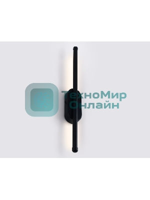 Светильник Ambrella light FL5200 BK черный LED 4200K 6W 400*50*25