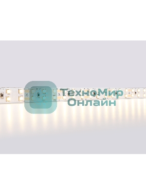 Светодиодная лента Ambrella light GS3601 2835 204Led/ 20W m/ 24V IP20 3000K/ 5000*14*1.2mm (2 конт.)