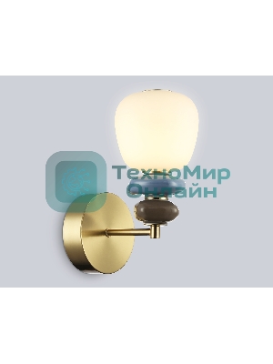 Настенный светильник Ambrella light LH53168 SB/WH бронза/белый 8W 3000K 140*225*300