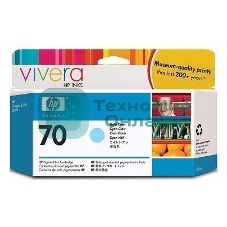 Картридж струйный HP №70 C9390A светло-голубой для HP DJ Z2100/Z3100 (130мл)