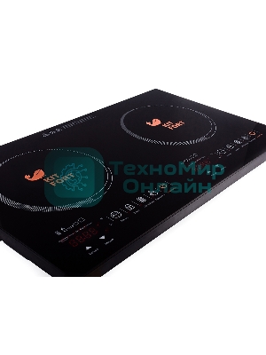 Электрическая плитка Kitfort KT-105 черный (настольная)