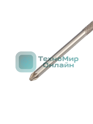 Отвертка крестовая Rexant PZ 2х100 мм, трехкомпонентная рукоятка, сталь S2