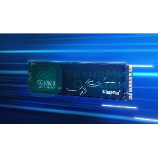 Накопитель SSD Kingston KC3000, 2Tb, PCIe 4.0 x4, M.2 2280, NVMe, R/W 7000/7000, с радиатором
