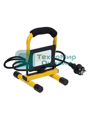 Прожектор светодиодный IEK LPDO603-020-65-K02 СДО 06-20П переносной 6500К IP65 черный