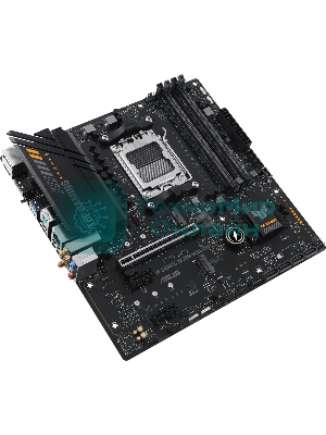 Материнская плата ASUS TUF GAMING A620M-PLUS WIFI, AM5, AMD A620, 4xDDR5, 4xSATA, 2xM.2, 1xPCIe 4.0 x16, 2xPCIe x1, 2xDP, 1xHDMI, 1x 2.5Gb LAN, 4xUSB-A 2.0, 2xUSB-A 3.2 Gen 1, 3x3.5 мм, 7.1, mATX
