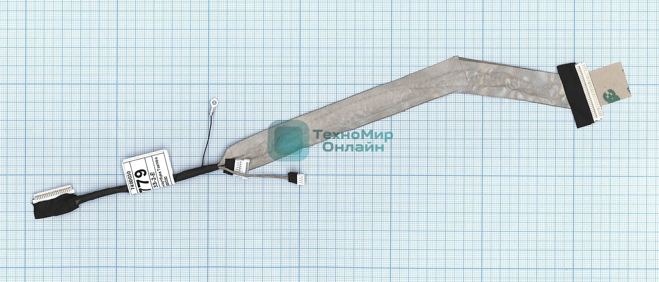 Шлейф матрицы для ноутбука Toshiba Satellite A300 A300D A305 (с камерой) 7400030