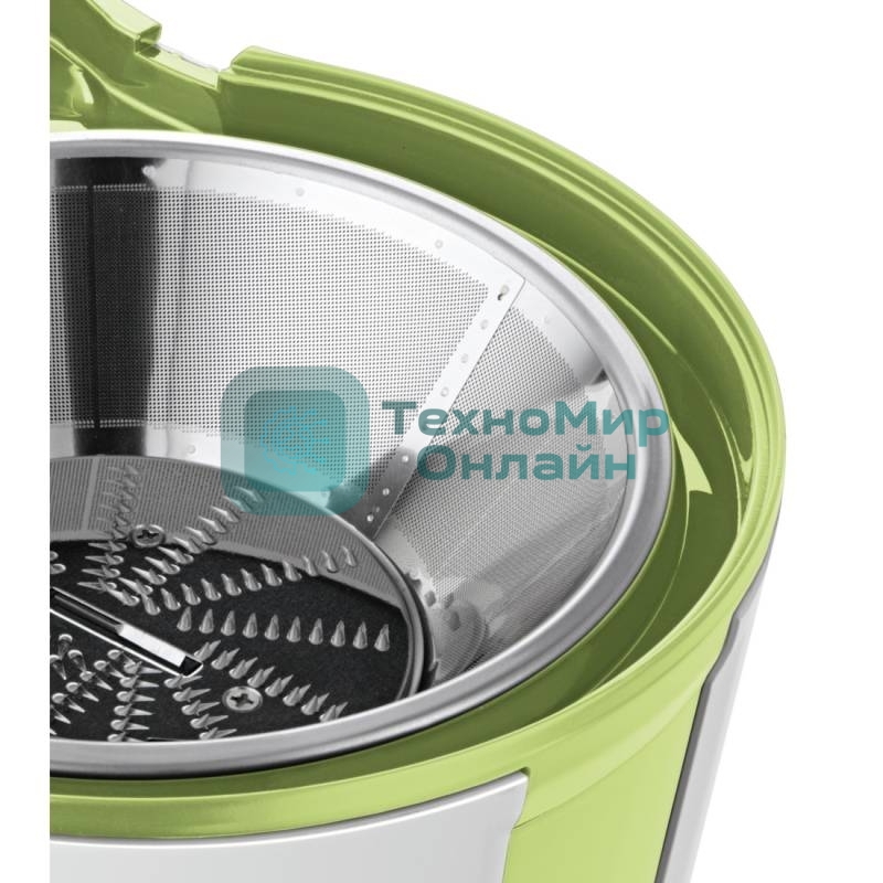 Соковыжималка Bosch MES25G0 универсальная, 700Вт, пластик, белый/зеленый, 2 скорости