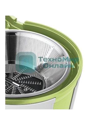 Соковыжималка Bosch MES25G0 универсальная, 700Вт, пластик, белый/зеленый, 2 скорости