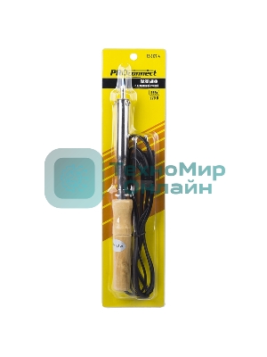 Паяльник ПД PROconnect, 220 В, 85 Вт, деревянная ручка, блистер