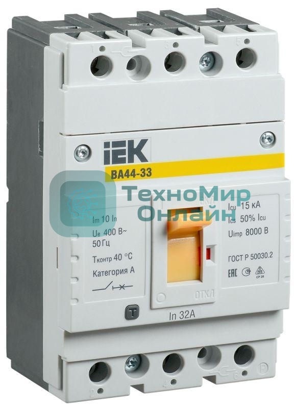 Авт. выкл. Iek SVA4410-3-0032 ВА44 33 3Р 32А 15кА