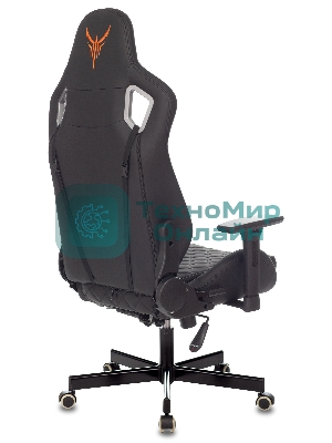 Кресло Knight OUTRIDER черный, экокожа, 120 кг, механизм качания