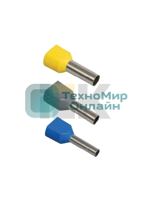 Наконечник-гильза изол. НГИ2 1.5-12 кр. (уп. 100 шт) IEK UTE10-D2-6-100