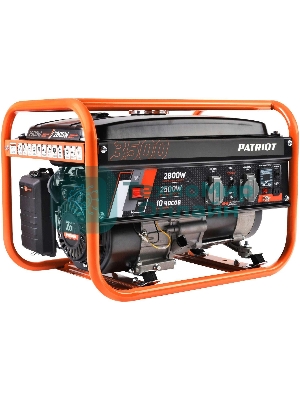 Электрогенератор бензиновый Patriot GRS 3500, 2.8 кВт, 75 дБ, 38.8 кг