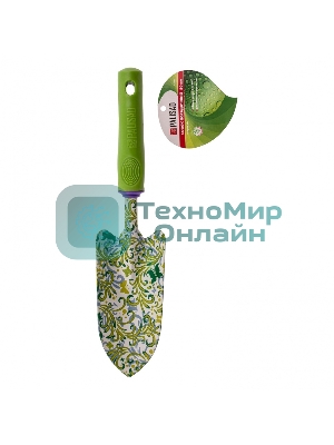 Совок посадочный широкий Palisad 80х330 мм, стальной, пластиковая рукоятка