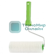 Валик игольчатый для наливных полов с ручкой Сибртех, 200 мм