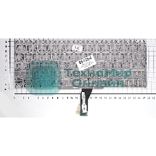 Клавиатура для ноутбука MacBook A1370 2011+ черная с подсветкой, плоский ENTER