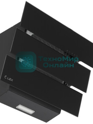 Вытяжка каминная LEX Rio G 600 черная, 59.5 см, 700 куб. м/ч, 44 дБ