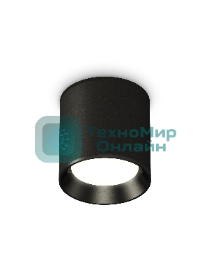 Светильник Ambrella Light XS6302002 SBK/PBK черный песок/черный полированный MR16 GU5.3 (C6302, N6103)