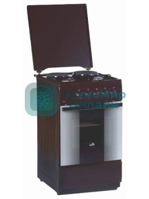 Плита комбинированная Flama RK 2211 B черный, конфорок 2 газовых и 2 электрических, духовка 50 л, 50 см x 85 см x 60 см