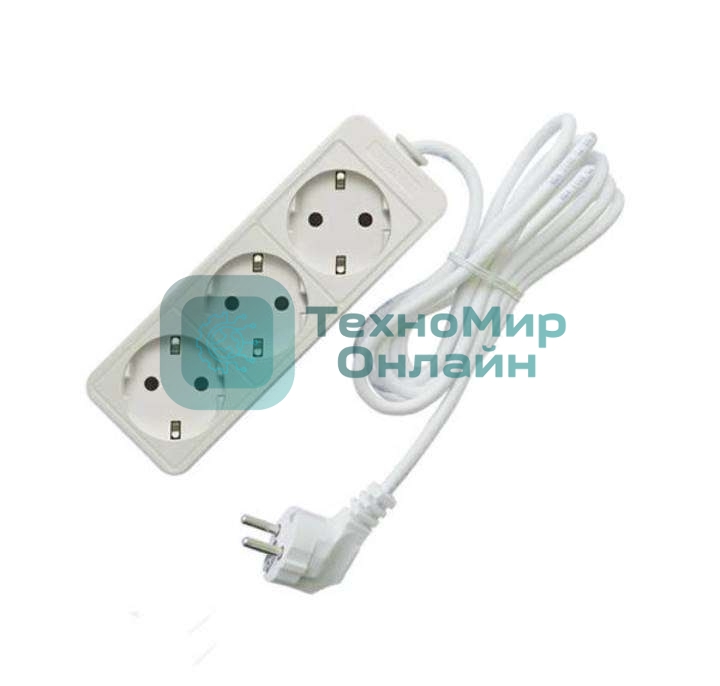 Удлинитель 3х3 м с заземл. 10А IP20 2.2 кВт Союз 481S-9303