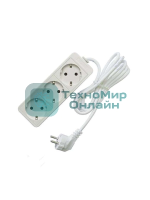 Удлинитель 3х3 м с заземл. 10А IP20 2.2 кВт Союз 481S-9303