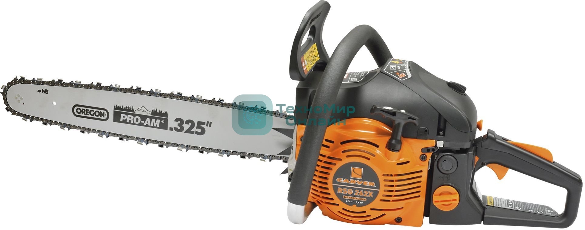 Бензопила Carver RSG 262Х 2700Вт 3.6л.с. дл.шины:20