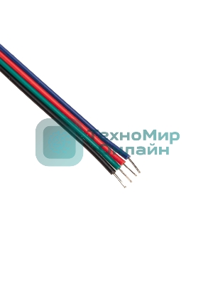 Лента светодиодная Rexant 24В, COB 12Вт/м, 720 LED/м, RGb, 10мм, 5м, IP20