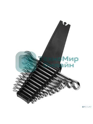 Набор ключей комбинированных Rexant (6-14, 17, 19, 22 мм), 12 шт., CrV, зеркальное хромирование