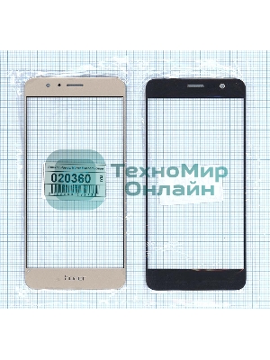 Защитное стекло для Huawei Honor 8 золотистый