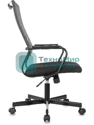Кресло руководителя Бюрократ CH Balance черный Elastic-102 TW-11 сетка/ткань крестов. металл черный