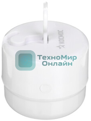 Фонарь аккумуляторный кемпинговый походный 3Вт SMD LED Li-ion 18650 800мА.ч корпус ABS-пластик USB-шнур type C складной крючок для подвешивания матовый рассеиватель КОСМОС KOC613Lit