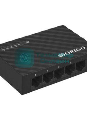 Коммутатор неуправляемый ORIGO OS2105/A2A 5x1000Base-T, корпус пластик