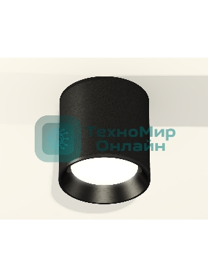 Светильник Ambrella Light XS6302002 SBK/PBK черный песок/черный полированный MR16 GU5.3 (C6302, N6103)