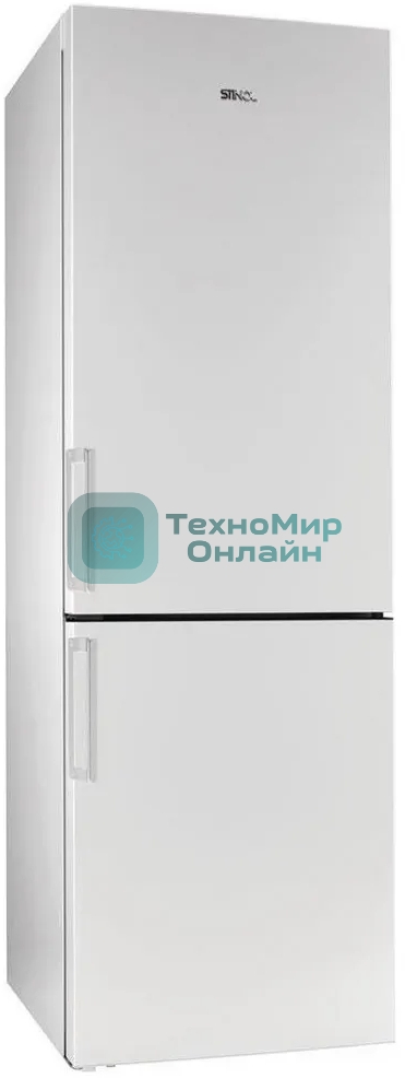 Холодильник Stinol STN 185 белый двухкамерный 223/75л морозилка снизу, No Frost