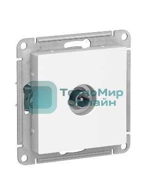 Механизм розетки TV AtlasDesign проходной 4DB белый SchE ATN000192