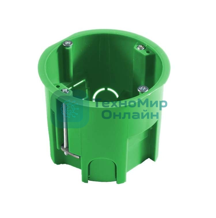 Коробка установочная СП 68х60 для гипсокарт. с метал. лапками HEGEL КУ1205