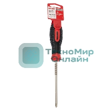 Отвертка крестовая Rexant PH 2х125 мм, трехкомпонентная рукоятка, сталь S2