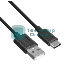 Кабель Buro USB-TC-1.2B3A 1.2м черный