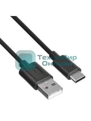 Кабель Buro USB-TC-1.2B3A 1.2м черный