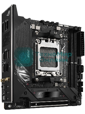 Материнская плата ASUS ROG STRIX B650E-I GAMING WIFI, AM5, AMD B650, 2xDDR5, 2xSATA, 2xM.2, 1xPCIe 5.0 x16, 1xHDMI, 1x 2.5Gb LAN, 4xUSB-A 3.2 Gen 2, 1xUSB-A 3.2 Gen 1, 1xUSB-C 3.2 Gen 2x2, 3x3.5 мм, 7.1, Mini-ITX