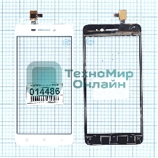 Сенсорное стекло (тачскрин) для Lenovo S60 белое