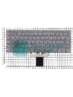 Клавиатура для ноутбука HP Pavilion x360 14-cd0000 золотистая с подсветкой