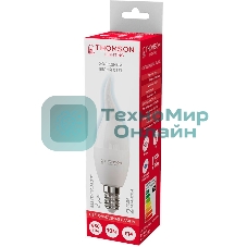 Лампа светодиодная Thomson TH-B2313 10Вт цок.: E14 свеча 220B 6500K св. свеч. бел. хол. Tail Candle (упак.: 1 шт)