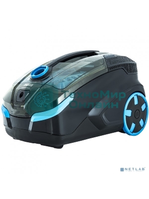 Моющий пылесос Thomas DryBOX Amfibia черный/голубой, 325/1700 Вт, уборка влажная/сухая/сбор жидкости, пылесборник контейнер 2.6 л