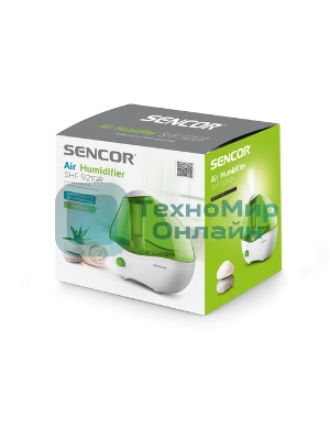 Увлажнитель воздуха Sencor SHF 921GR зеленый/белый, 20 м², 2.2 л
