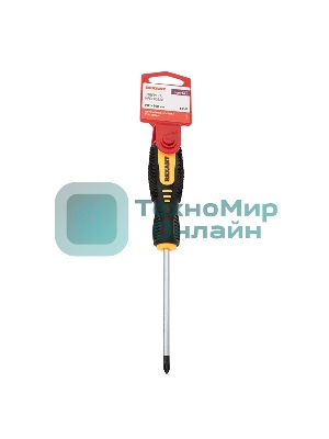 Отвертка крестовая Rexant PH 1х100мм двухкомпонентная рукоятка