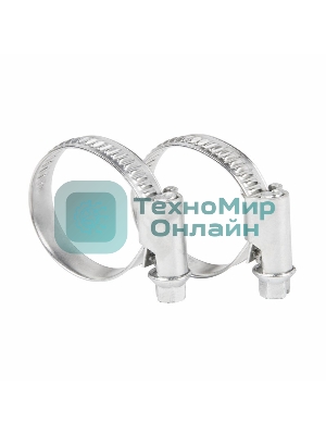 Хомут червячный Rexant 20-32-0,7 мм, (упак. 50 шт)