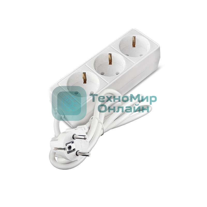 Удлинитель быт. ТМ Союз 2200 Вт 3 гн. ПВС 1,5 м 481S-9301